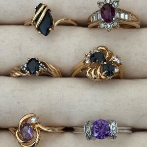 6 Rings / Jewelry Cleanout